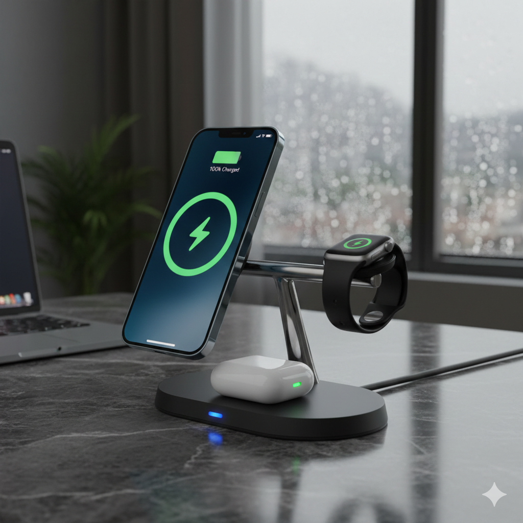 SmartLumy Pro: Estación de Carga 3 en 1